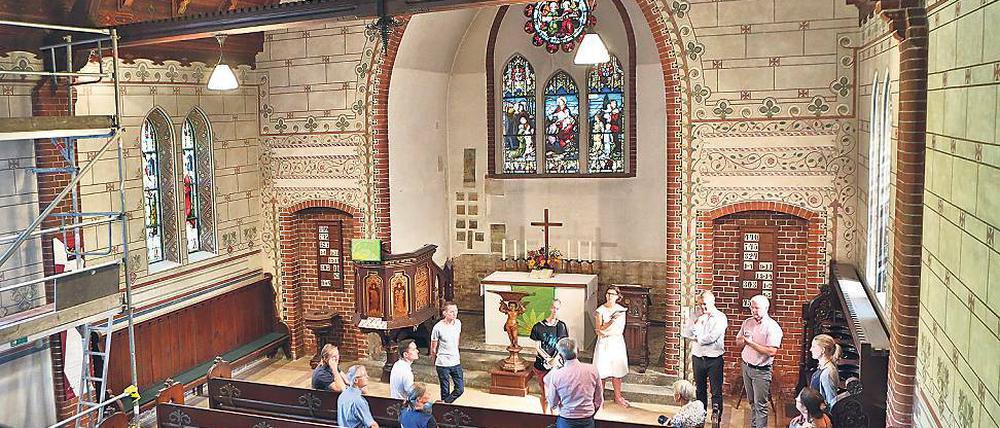 Ende in Sicht. 2019 soll die Restaurierung der Pfingstkirche beendet sein.