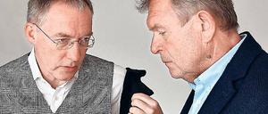 In der Defensive. Victor Stimming (r.) und sein Anwalt Robert Unger.