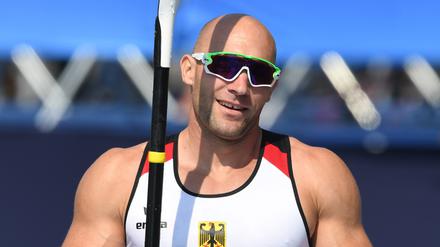 Eine Ikone. Ronald Rauhe nimmt zum 15. Mal an einer Kanu-WM teil. Bislang holte er 14-mal Gold.