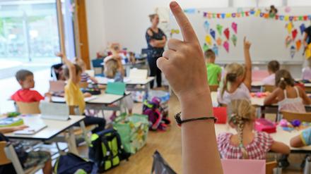 Auch in Potsdamer Grundschulen ist der Unterricht gestartet. 