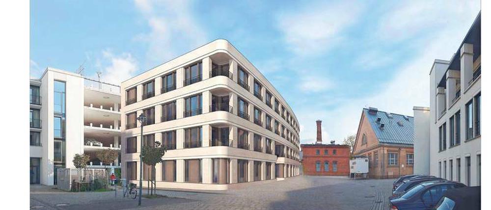 Mehrgeschosser. Das neue Gebäude wird mit insgesamt vier Etagen geplant. In das Erdgeschoss soll ein Fitnessstudio einziehen.