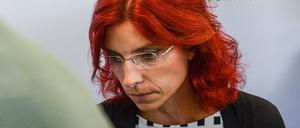 Diana Golze (Die Linke), Brandenburgs Gesundheitsministerin, gibt eine Erklärung ab. Nach dem Pharmaskandal in Brandenburg tritt Gesundheitsministerin Golze zurück.