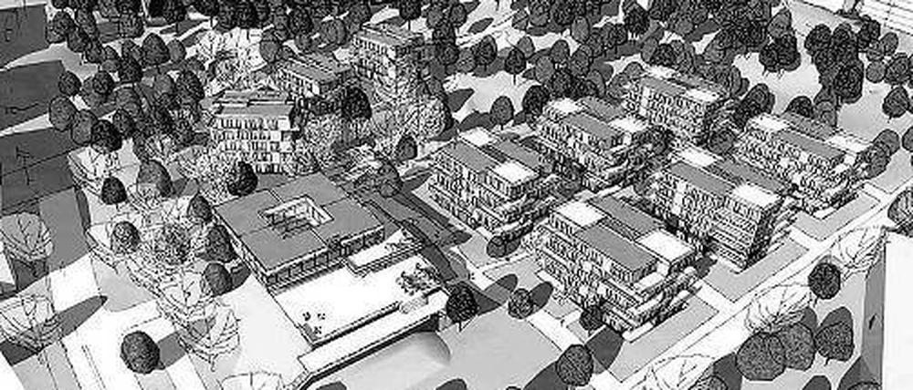 Keine Quelle. Diese Entwurfszeichnung hat die Stadt verändert. 