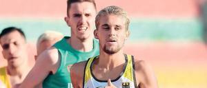 Erster Schritt. Felix Krüsemann bei seinem Bronze-Lauf in Berlin.
