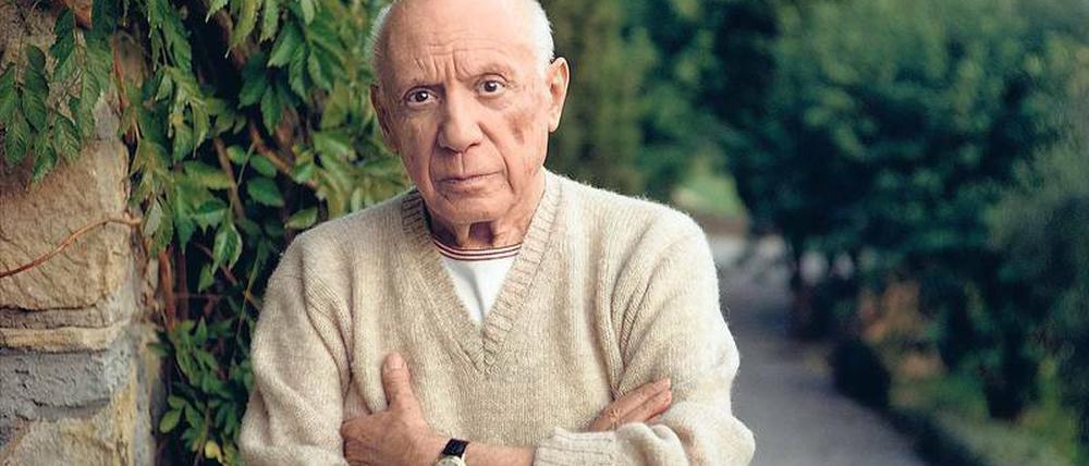 Ausgetrickst. Pablo Picasso war zu lebhaft für das Bild, da versuchte es Vaccaro mit einem Kunstgriff.