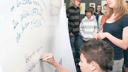 Mitmachen. Auch Schüler der Stadt hatten sich 2008 an der Entstehung des Neuen Potsdamer Toleranzediktes beteiligt.