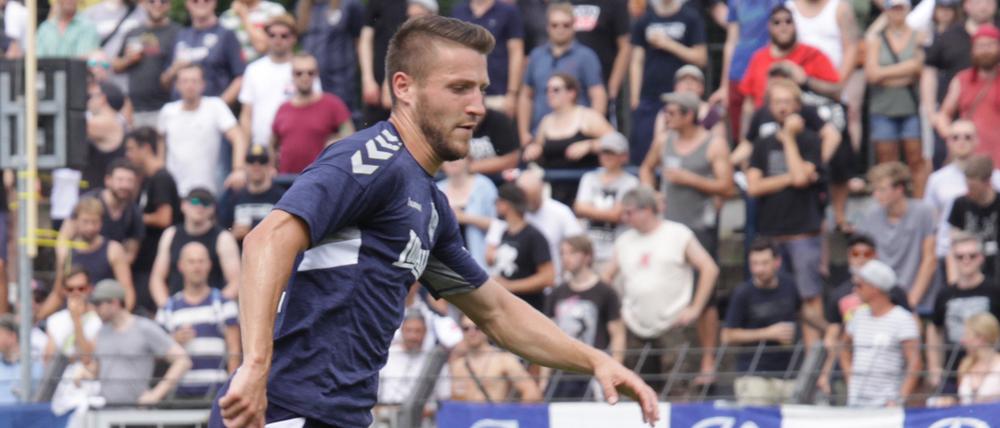 Tom Nattermann ist Torjäger und Führungsspieler beim SV Babelsberg 03.
