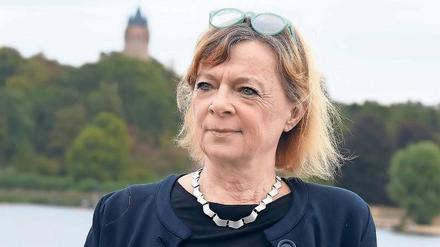 Klare Position. Martina König denkt am Havelkilometer 27 über solidarisches Miteinander nach.