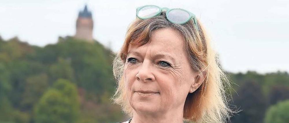 Klare Position. Martina König denkt am Havelkilometer 27 über solidarisches Miteinander nach.