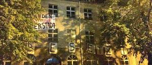 Das Haus an der Ecke Gutenberg-/ Hebbelstraße wurde am Freitagabend besetzt und noch in der Nacht geräumt.