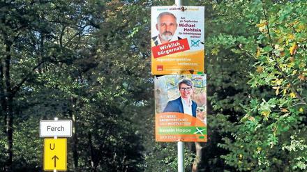 Wer macht das Rennen? Am Sonntag sind knapp 9000 Bürger aufgerufen, den Bürgermeister in Schwielowsee zu wählen. Bürgermeisterin Kerstin Hoppe (CDU) will eine dritte Amtszeit absolvieren. Ihr Herausforderer ist Michael Holstein von der SPD.