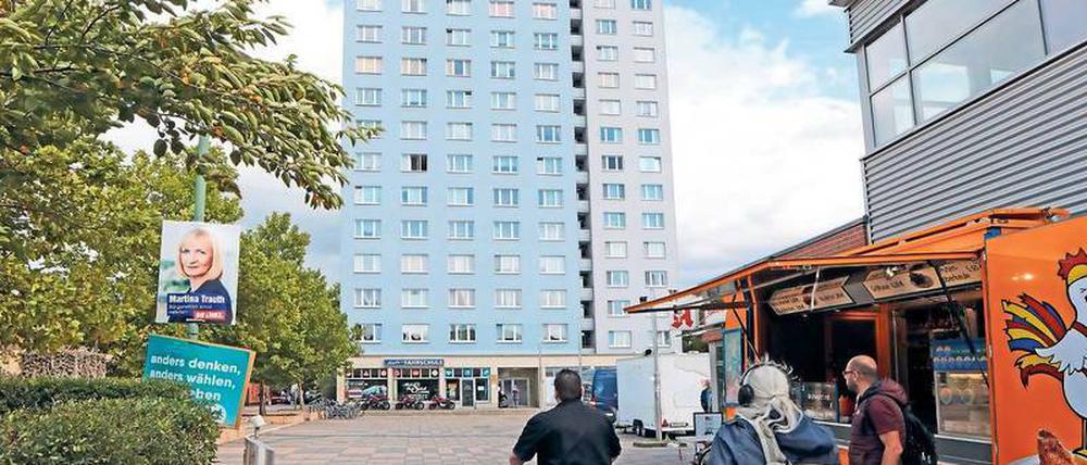 Alles anders. Am Johannes-Kepler-Platz am Stern war einst die Linke unter Hans-Jürgen-Scharfenberg die stärkste Kraft bei der Oberbürgermeisterwahl. Jetzt haben viele stattdessen anders gewählt.