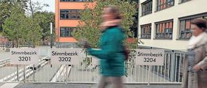 Reges Kommen und Gehen herrschte in vielen Wahllokalen.