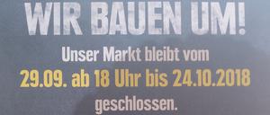 Im Edeka in der Brandenburger Straße stehen Umbaumaßnahmen an.