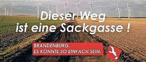 Die Bürgerinitiative spielt mit der märkischen Imagekampagne.