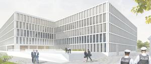 So soll das neue Bundespolizeipräsidium in Potsdam aussehen.