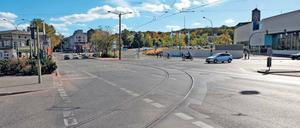 Vor dem Umbau: Das Leipziger Dreieck wird ab Frühjahr 2019 zur Baustelle.