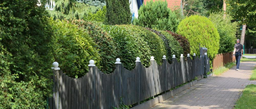 Privat versus öffentlich: Nicht nur in Teltow gibt es Streit um die Grundstücksgrenze. 