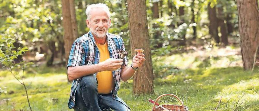 Pilzberater Bivour: „Das hat es noch nie gegeben.“ Das Foto entstand 2017.