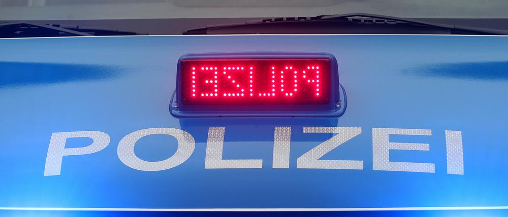 Polizei im Einsatz.