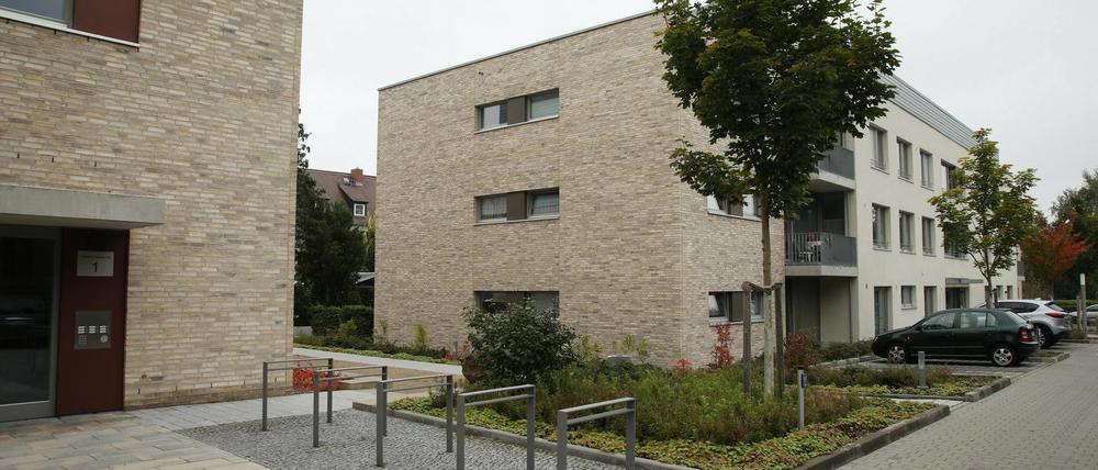 Gewog Wohnhäuser an der Heinrich-Heine-Straße in Kleinmachnow.
