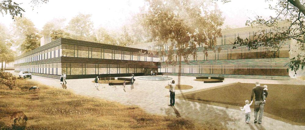 In vier Jahren sollen die Potsdamer DWD-Mitarbeiter in diesem Neubau arbeiten.