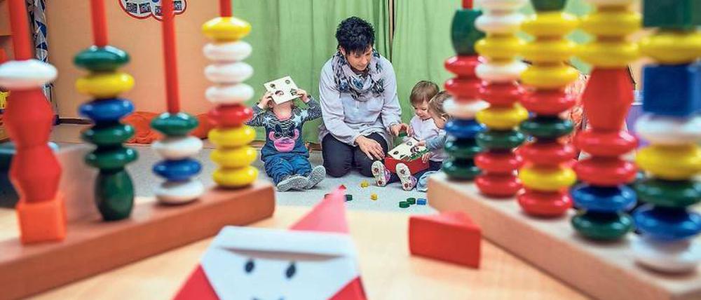 Viele Kinder, wenig Personal. Eltern beklagen sich über Engpässe an Werderaner Kita.