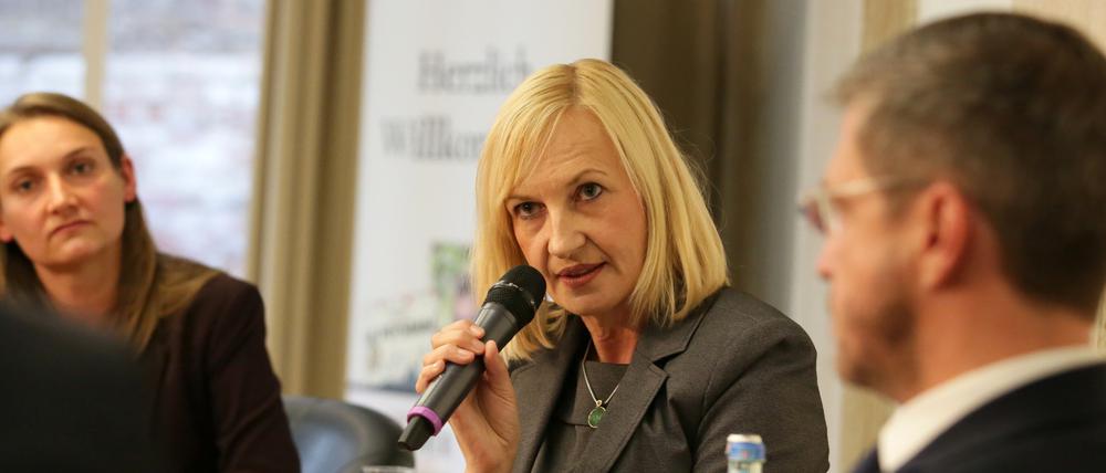 PNN-Talk zur Potsdamer Oberbürgermeisterwahl am 14. Oktober (klaer) Martina Trauth für Die Linke