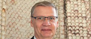TV-Moderator Günther Jauch bei den Feierlichkeiten zur Fertigstellung der Neptungrotte