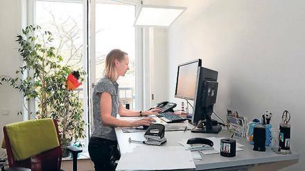 Lichtdurchflutet. Der Neubau bietet der Verwaltung Altenhilfe 39 Arbeitsplätze in 29 Büros. Licht hat bei der Planung eine große Rolle gespielt.