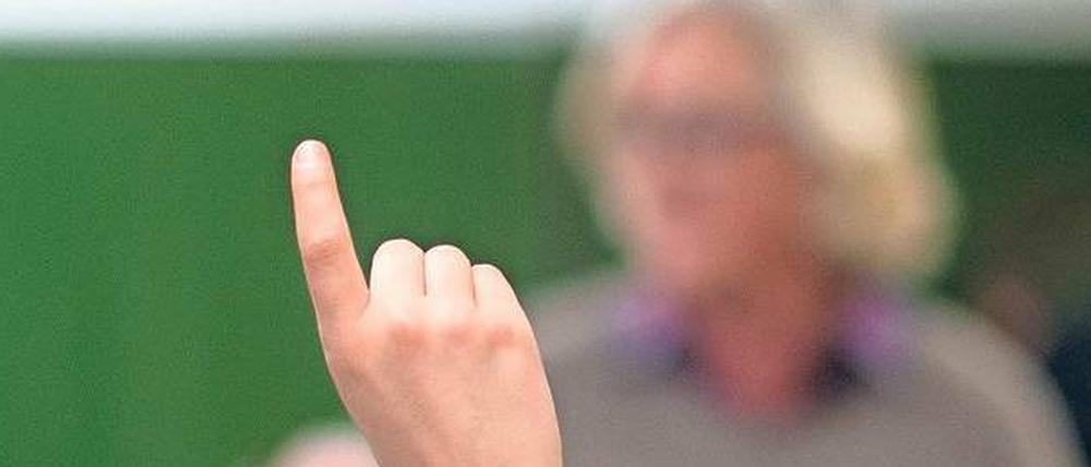 Bitte melden! Bevor es Schüler tun, zeigen sich AfD-kritische Lehrer in Berlin jetzt demonstrativ selbst an. 