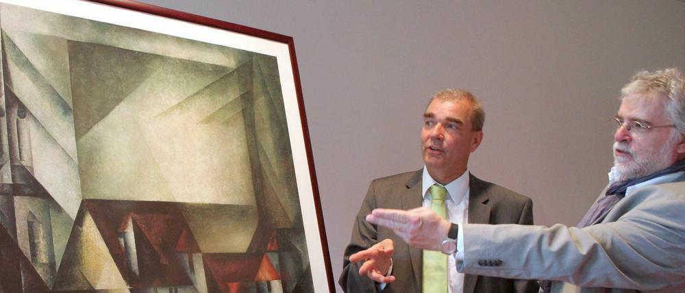 Mit seinem Bild "Teltow II" führte der aus New York stammende Maler Lyonel Feininger, 1918 die Stadt am Teltowkanal in die Welt der Kunst ein. 