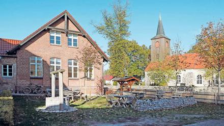 Museum statt Schule. Das Museum wurde von Mitgliedern des Bügervereins und Sputendorfer Bürgern eigenständig,