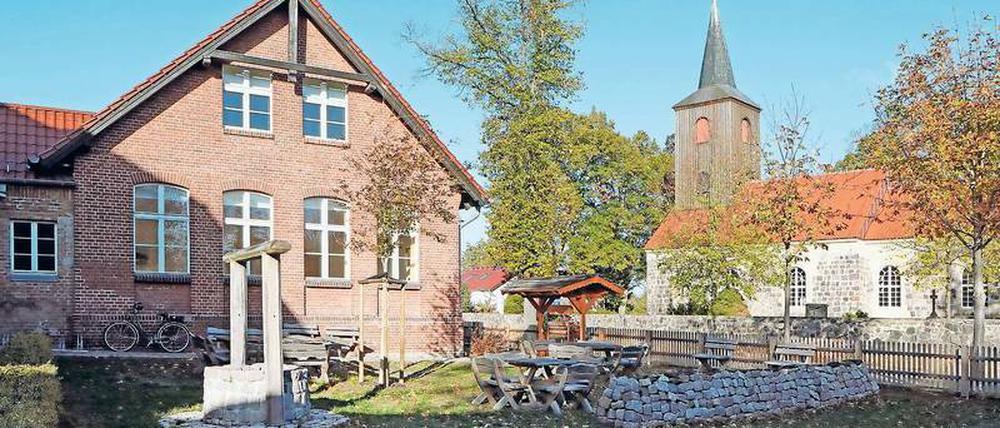 Museum statt Schule. Das Museum wurde von Mitgliedern des Bügervereins und Sputendorfer Bürgern eigenständig,