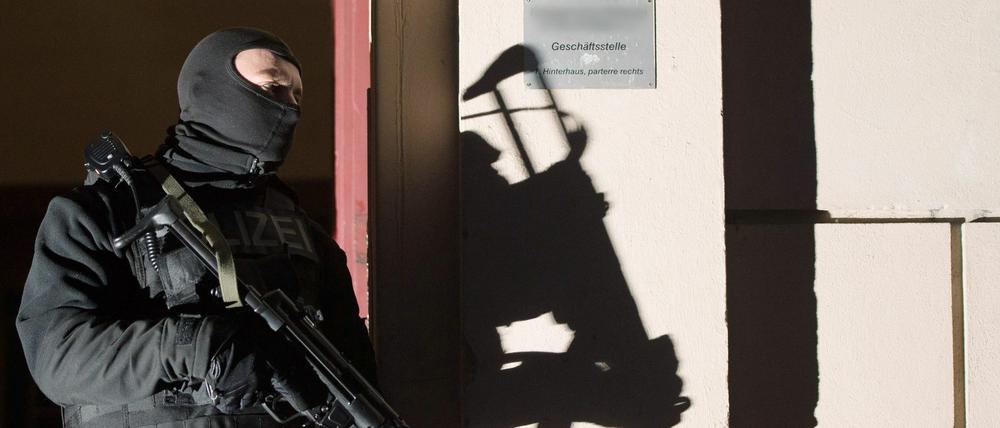 SEK-Beamte im Einsatz.