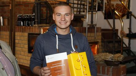 Sebastian Dippold aus Bayern ist der beste Jungbrauer Deutschlands.
