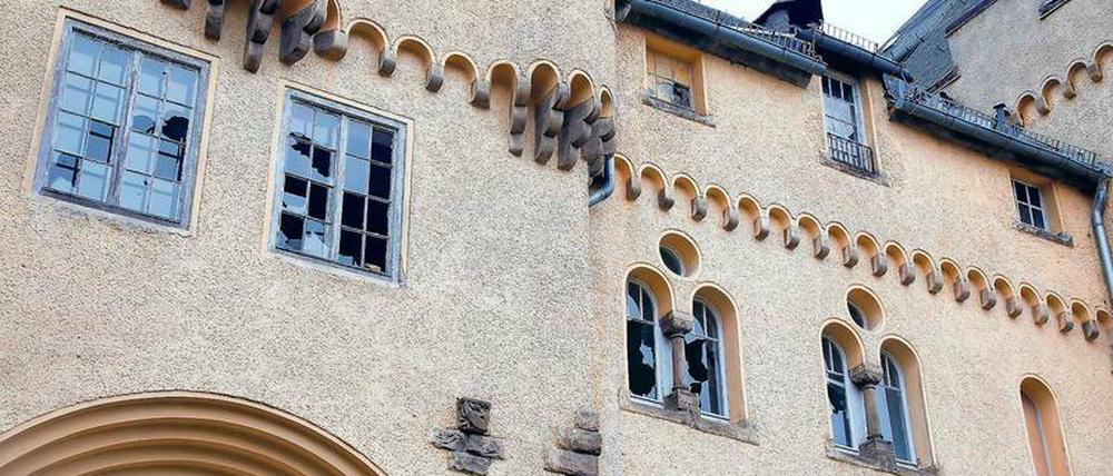 Leerstand seit Jahren. Das Anwesen von 1906 verfällt zunehmend. 