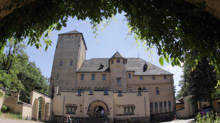 Historische Führung durch die Hakeburg auf den Seeberg in Kleinmachnow Foto: Manfred Thomas