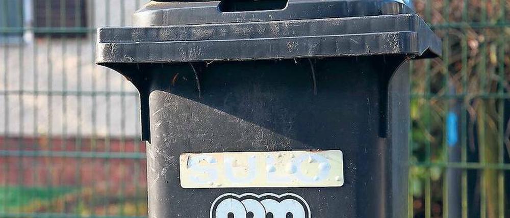 Der meiste Müll wandert in der Mittelmark in die Restmülltonne.