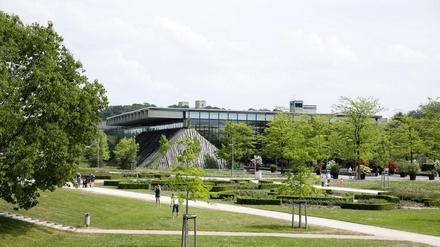 Der Volkspark ist einst im Rahmen der Buga entstanden.