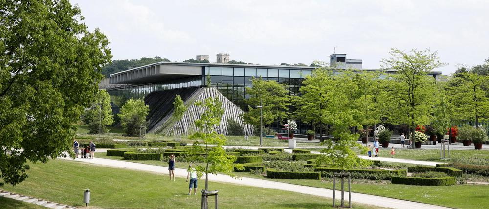 Der Volkspark ist einst im Rahmen der Buga entstanden.