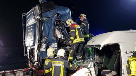 Oft muss die Werderaner Feuerwehr wie hier zur A10 ausrücken.
