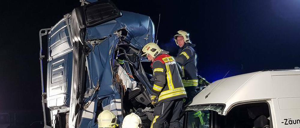 Oft muss die Werderaner Feuerwehr wie hier zur A10 ausrücken.