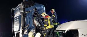 Oft muss die Werderaner Feuerwehr wie hier zur A10 ausrücken.