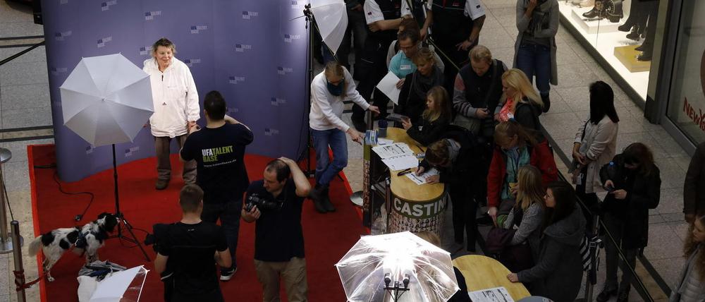 Die UFA sucht auch in diesem Jahr neue Talente und veranstaltet zwei Castings im Stern-Center Potsdam.