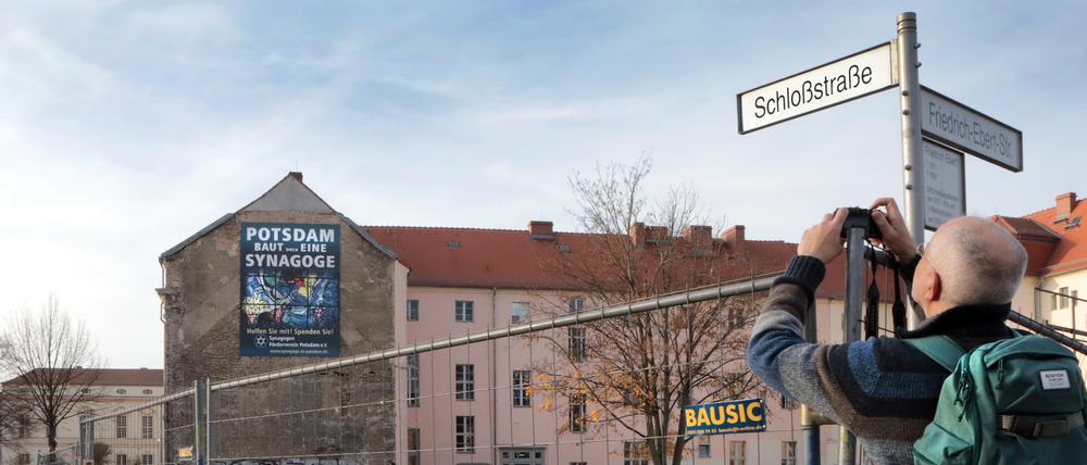 Hier soll die neue Synagoge in Potsdam stehen. Nur wann?