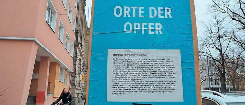 Plakat der Emanzipatorischen Antifa in Potsdam.
