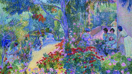 „Nachmittag im Garten“ 1904, aus dem Städel Museum in Frankfurt am Main.