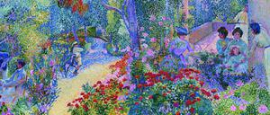 „Nachmittag im Garten“ 1904, aus dem Städel Museum in Frankfurt am Main.