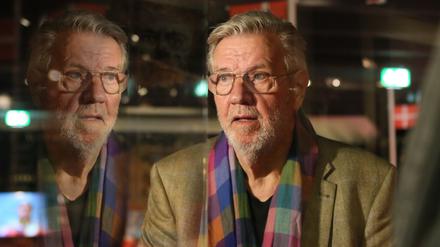 Morten Grunwald bei der Eröffnung der Olsenbanden-Ausstellung in Potsdam.